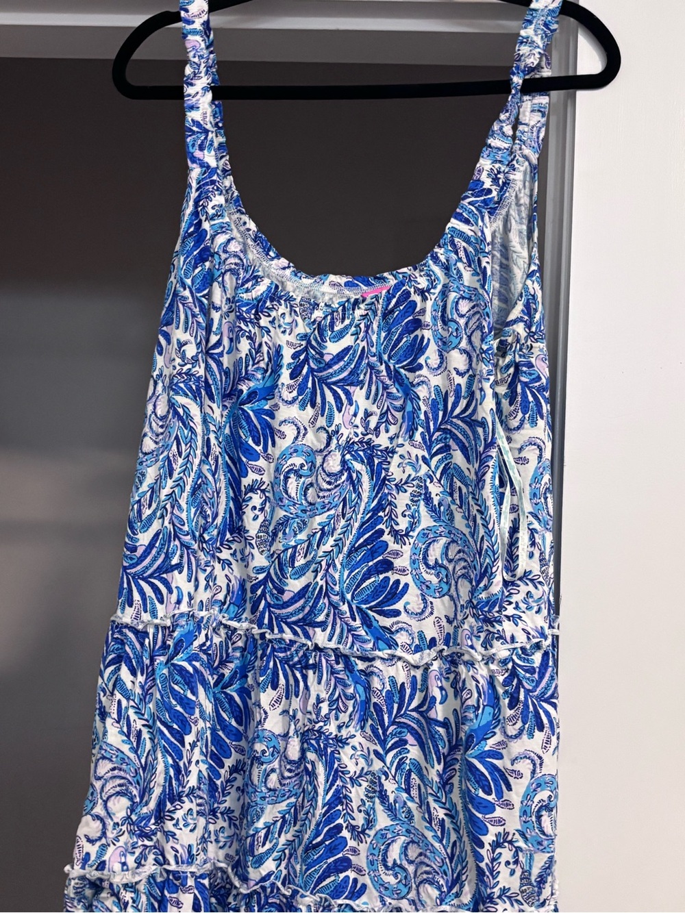 Lilly Pulitzer Loro Swing Dress "Baha Blue Bird Is The Word"